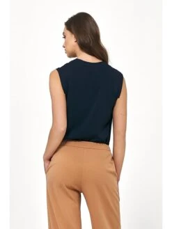 Bluse In Dunkelblau 10 Bluse In Dunkelblau -Modebe Kleidungs Geschäft nife bluse in dunkelblau 4