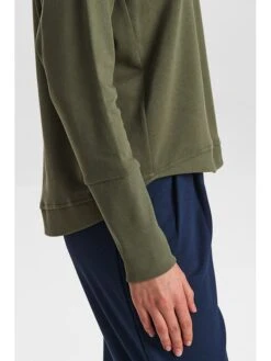 Sweatshirt "Nunikola" In Oliv -Modebe Kleidungs Geschäft numph sweatshirt nunikola in oliv 3