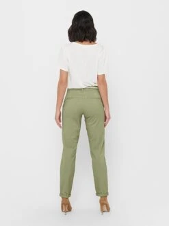 ONLY Hose "Biana" In Grün -Modebe Kleidungs Geschäft only hose biana in grun 3