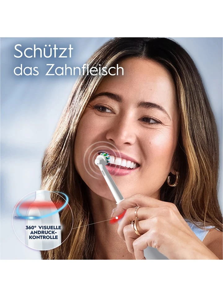 Oral B Elektr. Zahnbürste "Pro 3 3500" In Weiß 3 Oral B Elektr. Zahnbürste "Pro 3 3500" In Weiß – Bild 3