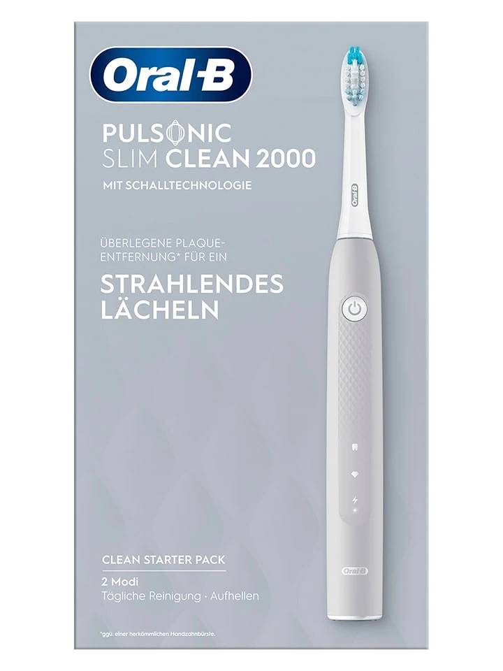 Oral B Schallzahnbürste "Pulsonic Slim Clean 2000" In Grau 9 Oral B Schallzahnbürste "Pulsonic Slim Clean 2000" In Grau – Bild 9