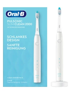 Oral B Schallzahnbürste "Pulsonic Slim Clean 2000" In Weiß