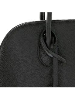 Leder-Henkeltasche "Genova" In Schwarz - (B)40 X (H)30 X (T)15 Cm -Modebe Kleidungs Geschäft ore10 leder henkeltasche genova in schwarz b 40 x h 30 x t 15 cm 2