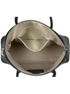 Leder-Henkeltasche "Genova" In Schwarz - (B)40 X (H)30 X (T)15 Cm -Modebe Kleidungs Geschäft ore10 leder henkeltasche genova in schwarz b 40 x h 30 x t 15 cm 3