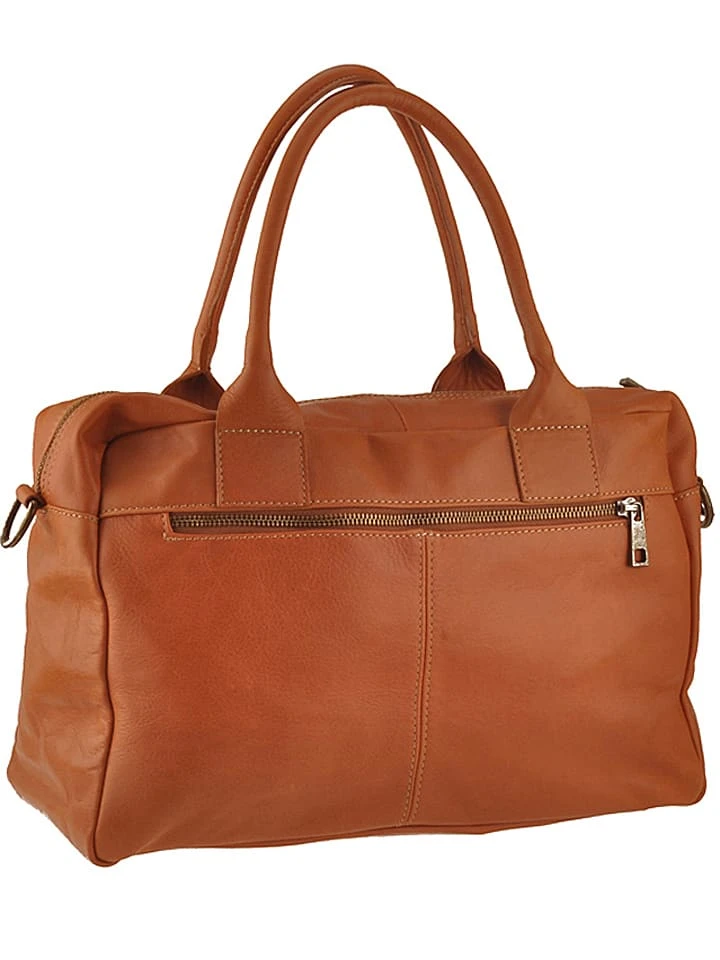 Leder-Henkeltasche "Starna" In Cognac - (B)34 X (H)26 X (T)14 Cm 2 Leder-Henkeltasche "Starna" In Cognac - (B)34 X (H)26 X (T)14 Cm – Bild 2