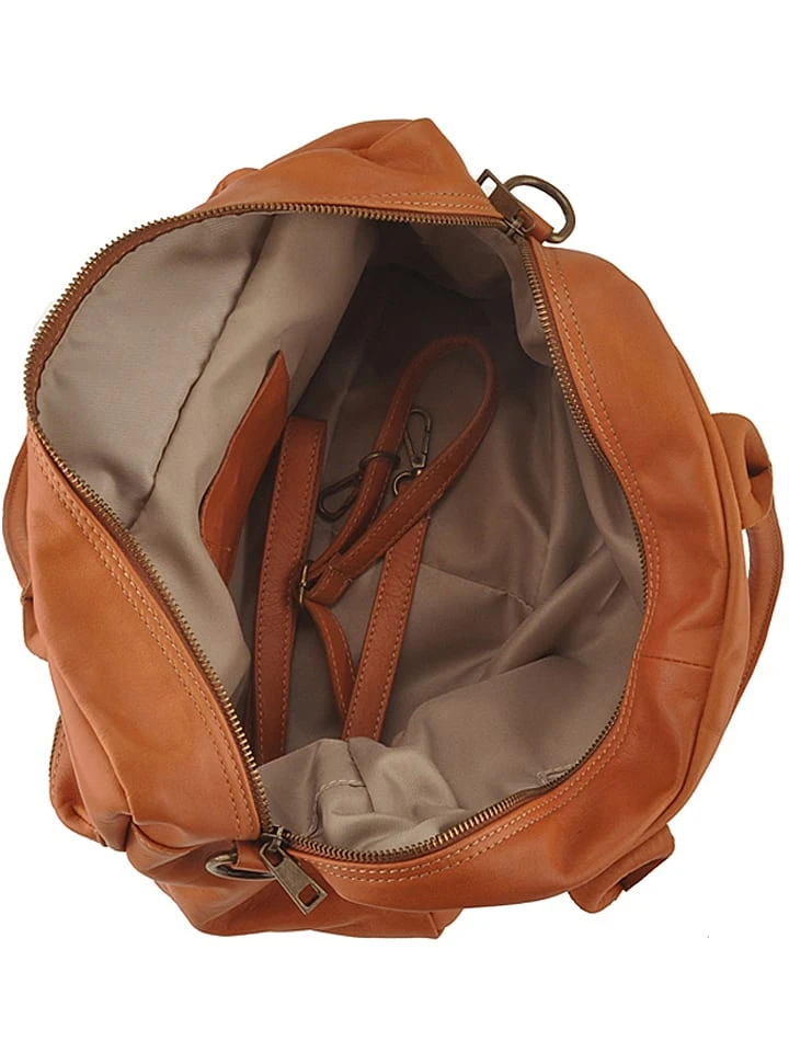 Leder-Henkeltasche "Starna" In Cognac - (B)34 X (H)26 X (T)14 Cm 4 Leder-Henkeltasche "Starna" In Cognac - (B)34 X (H)26 X (T)14 Cm – Bild 4