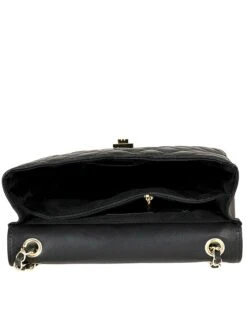 Leder-Schultertasche "Edalea" In Schwarz - (B)27 X (H)18 X (T)12 Cm -Modebe Kleidungs Geschäft ore10 leder schultertasche edalea in schwarz b 27 x h 18 x t 12 cm 3