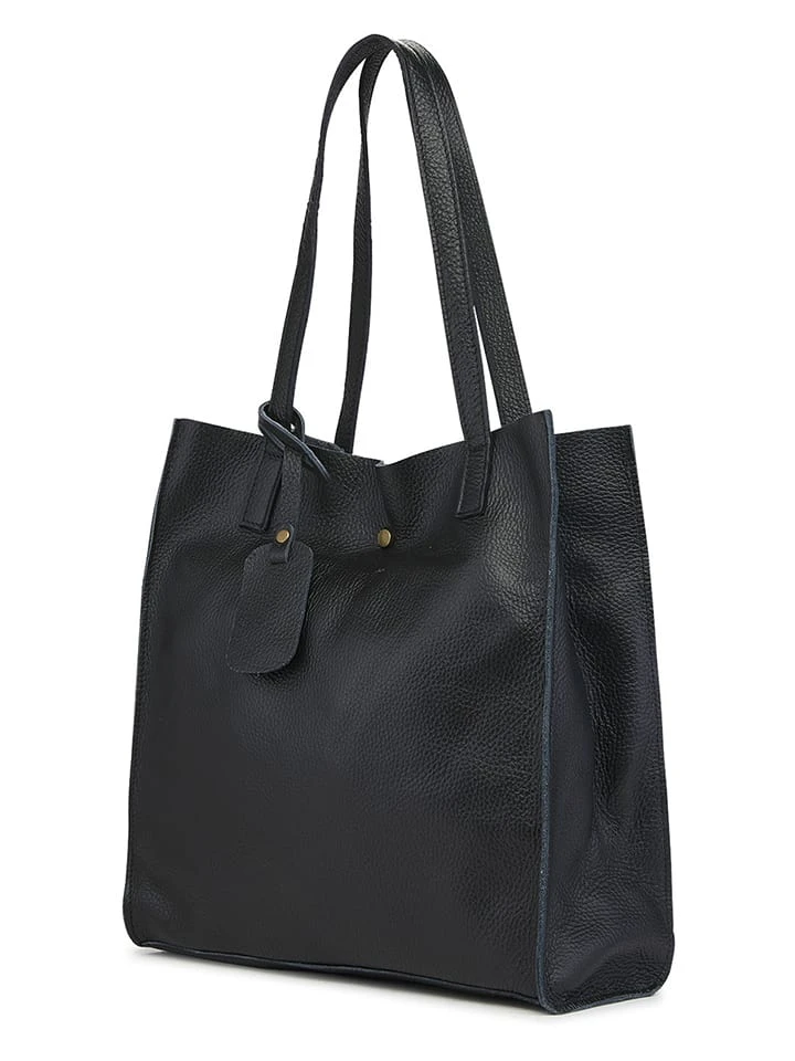 Leder-Schultertasche "Ortega" In Schwarz - (B)33 X (H)38 X (T)15 Cm 2 Leder-Schultertasche "Ortega" In Schwarz - (B)33 X (H)38 X (T)15 Cm – Bild 2