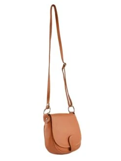 Leder-Umhängetasche In Hellbraun - (B)17 X (H)19 X (T)6 Cm -Modebe Kleidungs Geschäft ore10 leder umhangetasche in hellbraun b 17 x h 19 x t 6 cm 2