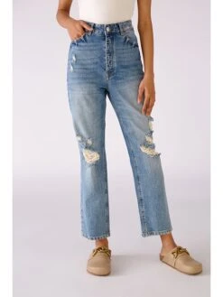 Oui Jeans - Regular Fit - In Blau