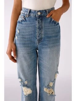 Oui Jeans - Regular Fit - In Blau -Modebe Kleidungs Geschäft oui jeans regular fit in blau 4