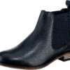 Flache Casual Leder Chelsea Boots