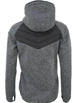 Hybridjacke "Albert" In Anthrazit/ Grau -Modebe Kleidungs Geschäft peak mountain hybridjacke albert in anthrazit grau 2