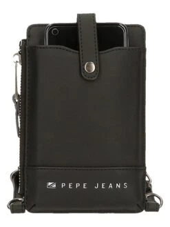 Pepe Jeans Handytasche In Schwarz - (B)10,5 X (H)16,5 X (T)1 Cm -Modebe Kleidungs Geschäft pepe jeans handytasche in schwarz b 10 5 x h 16 5 x t 1 cm 4