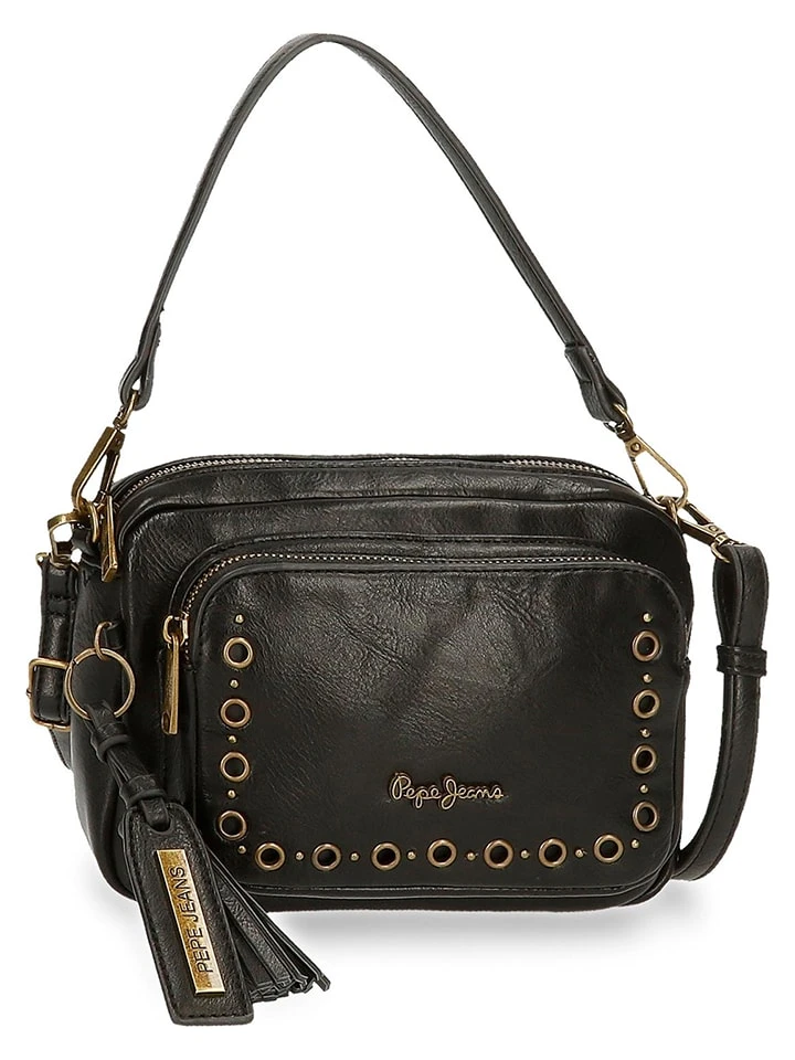 Pepe Jeans Henkeltasche In Schwarz - (B)21,5 X (H)15 X (T)5 Cm 3 Pepe Jeans Henkeltasche In Schwarz - (B)21,5 X (H)15 X (T)5 Cm – Bild 3