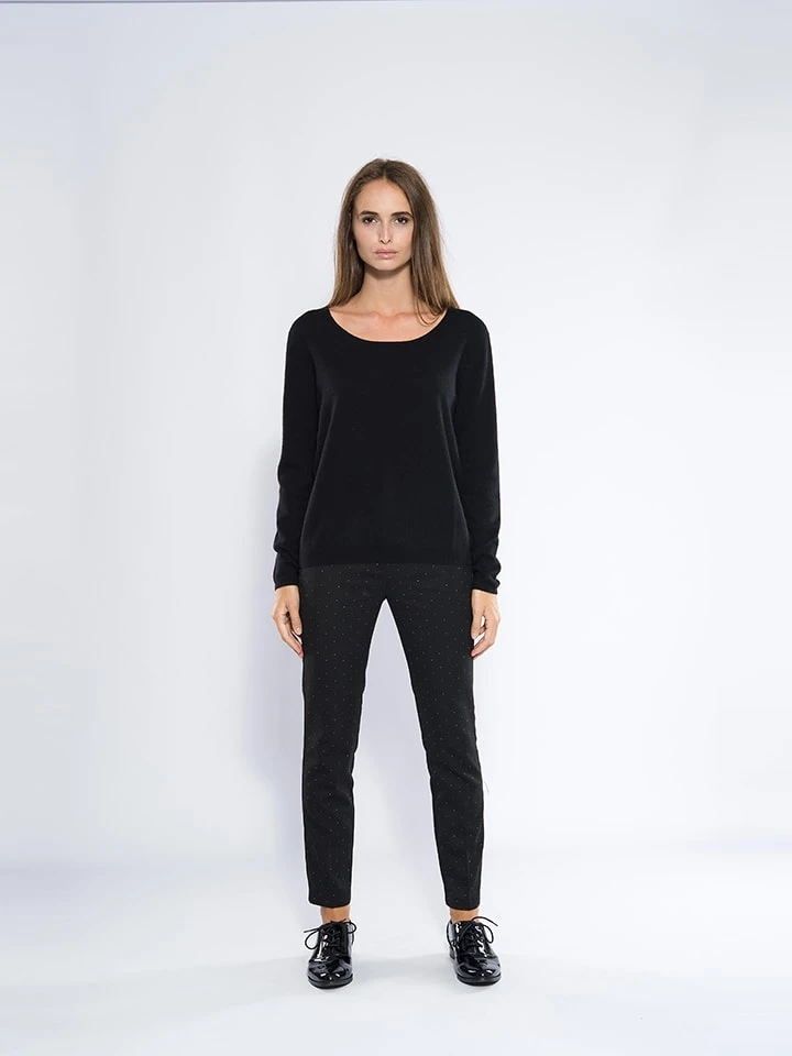 Kaschmir-Pullover "Lindsay" In Schwarz 1 Kaschmir-Pullover "Lindsay" In Schwarz