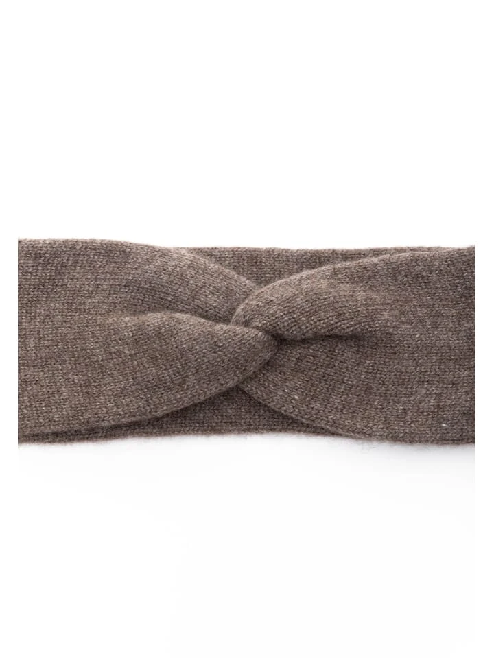 Kaschmir-Stirnband "Javoi" In Braun 2 Kaschmir-Stirnband "Javoi" In Braun – Bild 2