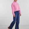 Pieces Fleecepullover "Ferna" In Rosa