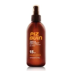 Piz Buin Tan Und Protect Tan Accelerating Oil Spray LSF 15 150 Ml -Modebe Kleidungs Geschäft piz buin tan und protect tan accelerating oil spray lsf 15 150 ml 3