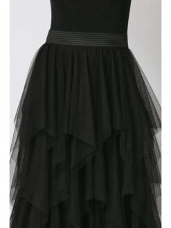 Rock "Idelia" In Schwarz -Modebe Kleidungs Geschäft plus size company rock idelia in schwarz 3