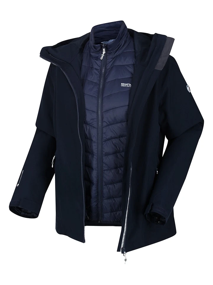 Regatta 3in1-Funktionsjacke "Wentwood VI" In Dunkelblau 3 Regatta 3in1-Funktionsjacke "Wentwood VI" In Dunkelblau – Bild 3