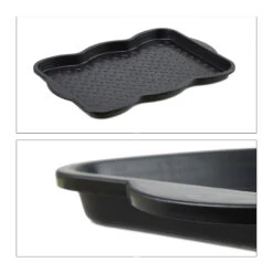 2x Schuhabtropfschale In Schwarz - (B)50 X (H)3 X (T)38 Cm