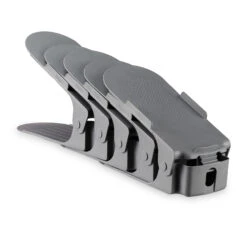 80x Schuhstapler In Dunkelgrau -Modebe Kleidungs Geschäft relaxdays 80x schuhstapler in dunkelgrau 5