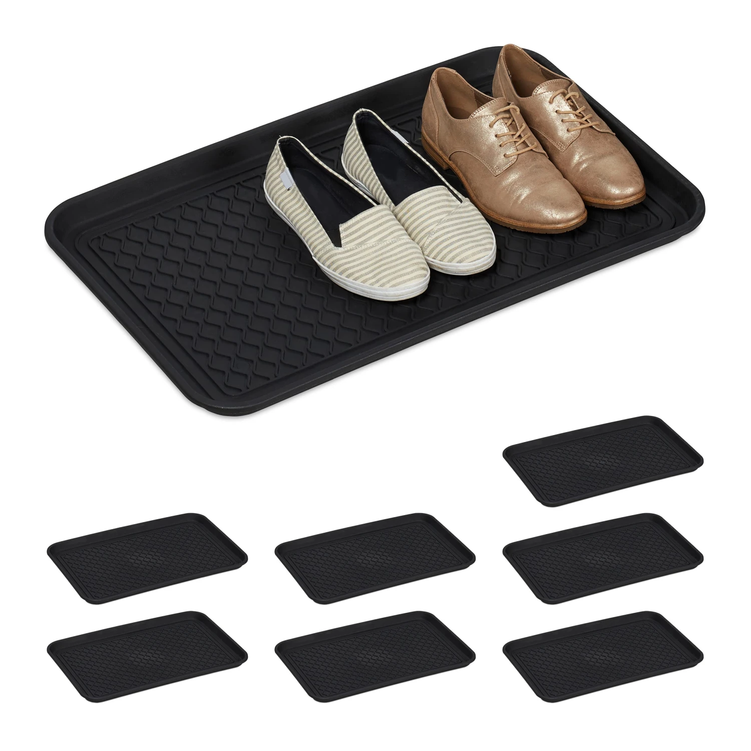 8x Schuhabtropfschale In Schwarz 8 8x Schuhabtropfschale In Schwarz – Bild 8