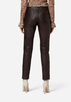 Lederhose 9809 In Braun -Modebe Kleidungs Geschäft ricano lederhose 9809 in braun 2