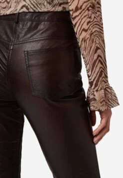 Lederhose 9809 In Braun -Modebe Kleidungs Geschäft ricano lederhose 9809 in braun 3