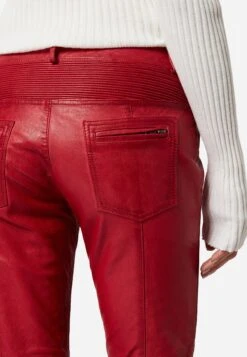 Lederhose Donna In Rot -Modebe Kleidungs Geschäft ricano lederhose donna in rot 4