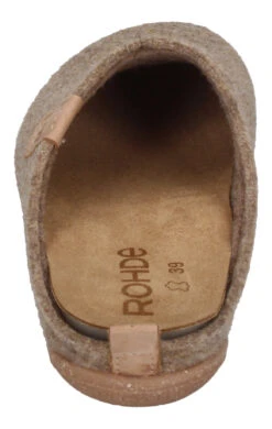 Rohde Hausschuhe TIVOLI-D 6860-18 In Natur -Modebe Kleidungs Geschäft rohde hausschuhe tivoli d 6860 18 in natur 4