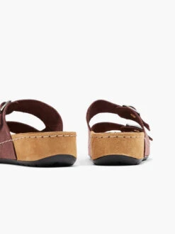 Pantolette Bordeaux -Modebe Kleidungs Geschäft romika pantolette bordeaux 3