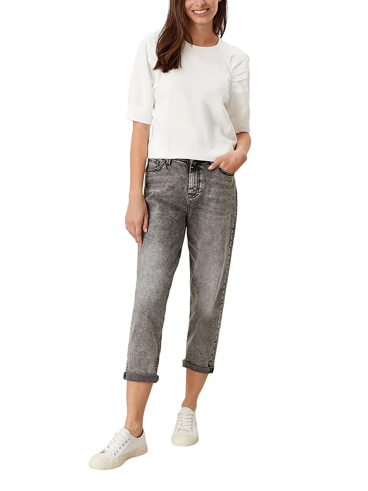 S.Oliver Sweatshirt In Weiß 3 S.Oliver Sweatshirt In Weiß – Bild 3