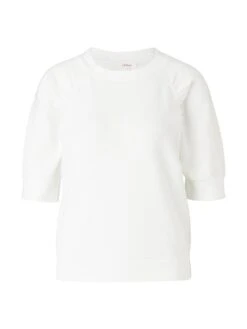 S.Oliver Sweatshirt In Weiß 7 S.Oliver Sweatshirt In Weiß -Modebe Kleidungs Geschäft s oliver sweatshirt in weiss 3