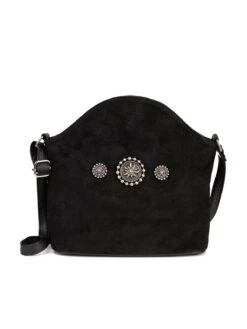 Trachten Dirndltasche TA30910 Edelweiss, Schwarz