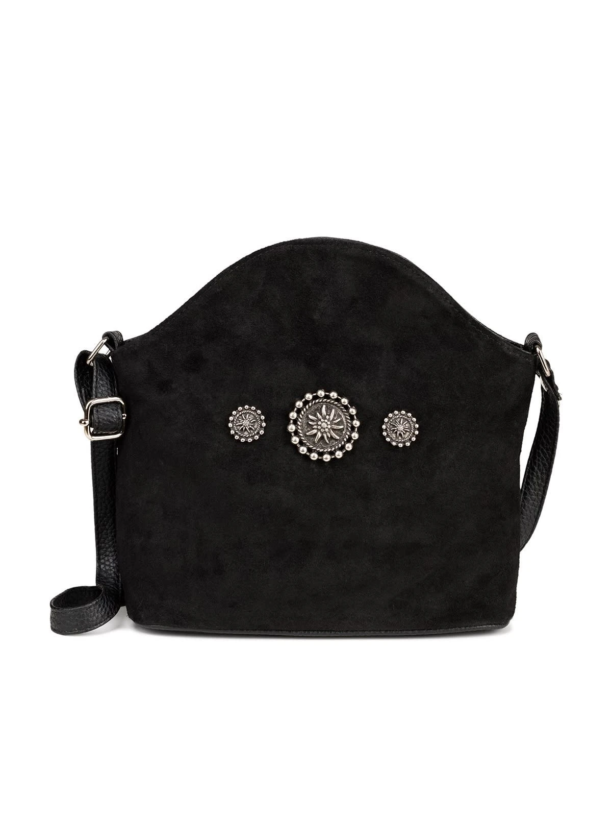Trachten Dirndltasche TA30910 Edelweiss, Schwarz 1 Trachten Dirndltasche TA30910 Edelweiss, Schwarz
