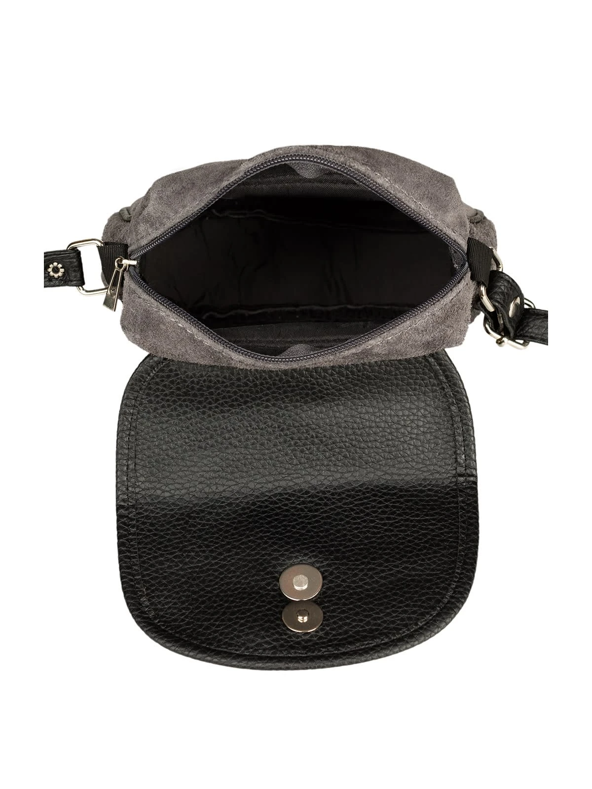 Trachtentasche TA3000 Veloursleder, Grau 5 Trachtentasche TA3000 Veloursleder, Grau – Bild 5