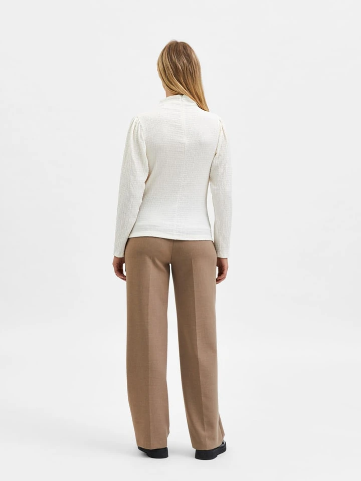 Selected Femme Bluse "Bea" In Weiß 4 Selected Femme Bluse "Bea" In Weiß – Bild 4