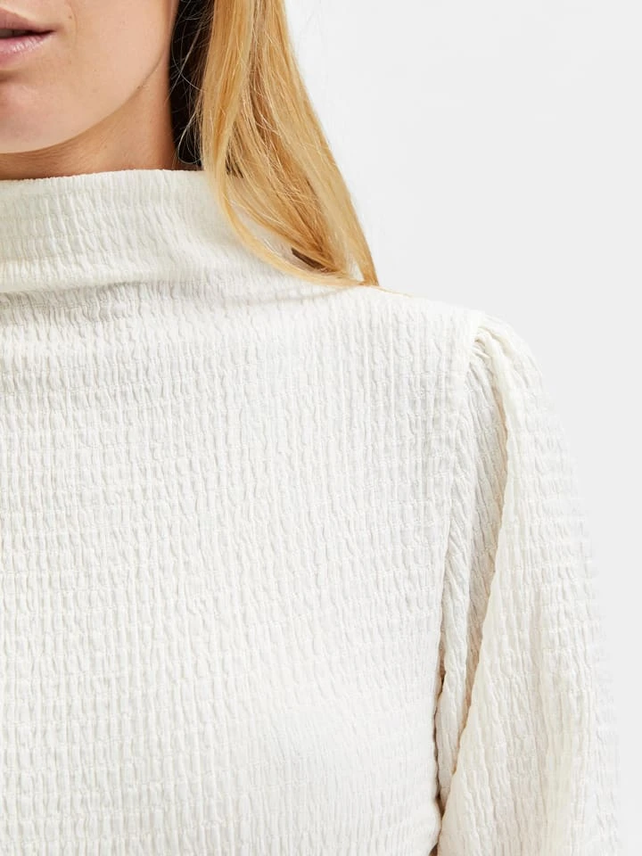 Selected Femme Bluse "Bea" In Weiß 5 Selected Femme Bluse "Bea" In Weiß – Bild 5