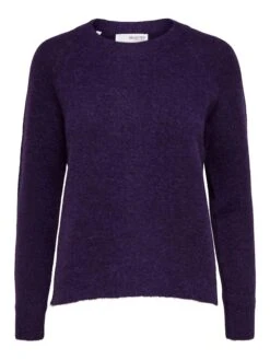Selected Femme Pullover "Lulu" In Lila -Modebe Kleidungs Geschäft selected femme pullover lulu in lila 5