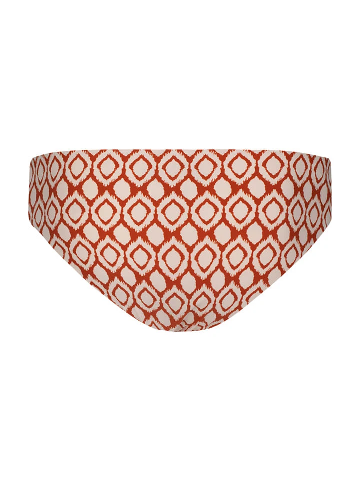 Bikini-Hose In Beige/ Rot 2 Bikini-Hose In Beige/ Rot – Bild 2