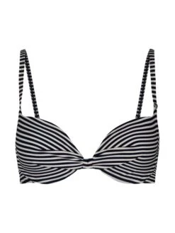 Bikini-Oberteil In Schwarz/ Weiß