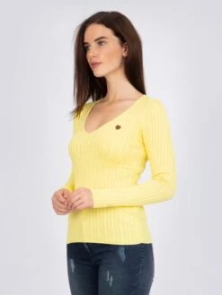 Modebe Kleidungs Geschäft -Modebe Kleidungs Geschäft sir raymond tailor pullover kaunas in gelb 1