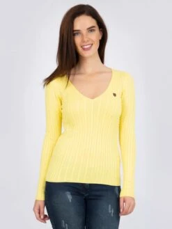 Modebe Kleidungs Geschäft 7 Pullover "Kaunas" In Gelb