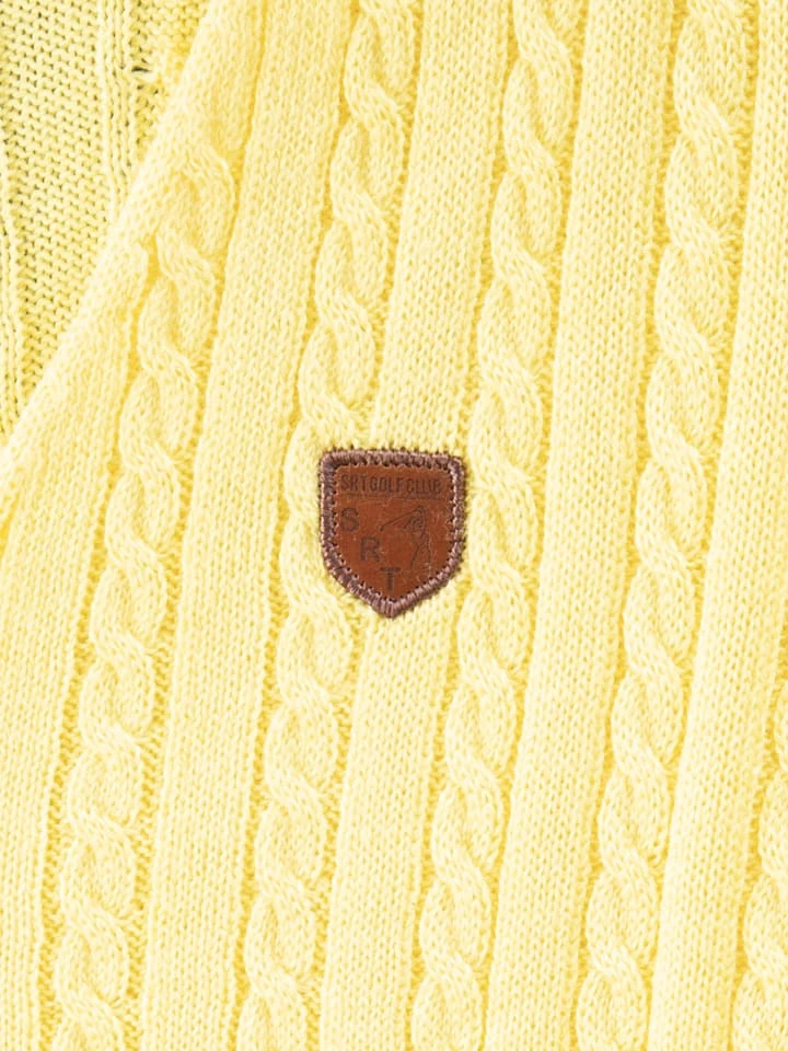 Pullover "Kaunas" In Gelb 5 Pullover "Kaunas" In Gelb – Bild 5