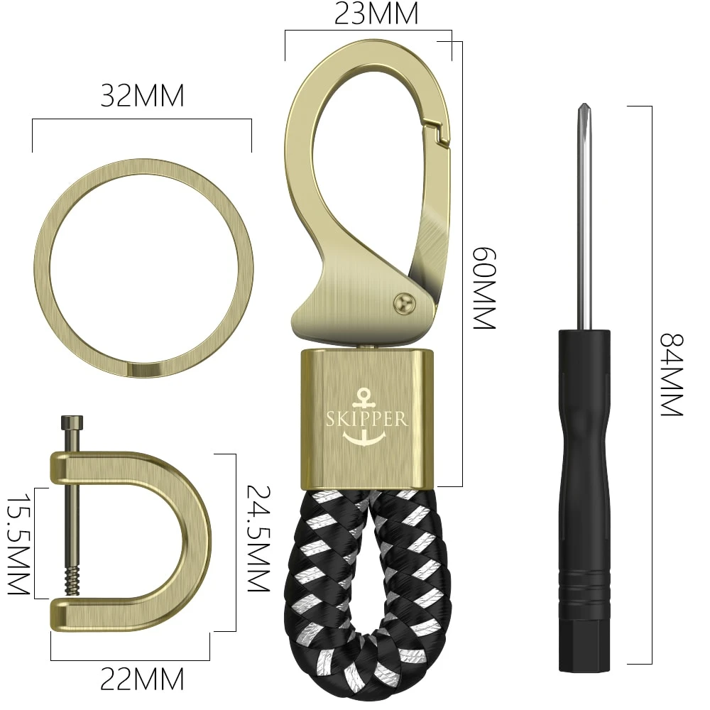 Schlüsselanhänger In Schwarz 4 Schlüsselanhänger In Schwarz – Bild 4