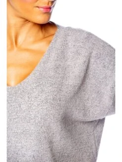 Pullover "Alexia" In Hellgrau -Modebe Kleidungs Geschäft so cachemire pullover alexia in hellgrau 3