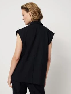 Someday Weste "Neste" In Schwarz -Modebe Kleidungs Geschäft someday weste neste in schwarz 2