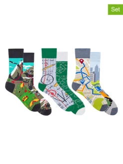 3er-Set: Socken In Bunt